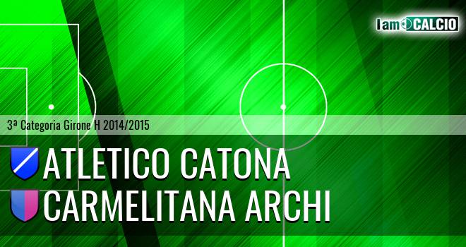 Catona Calcio - Carmelitana Archi