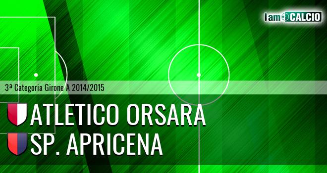 Atletico Orsara - Sporting Apricena