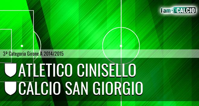 Atletico Cinisello - Calcio San Giorgio