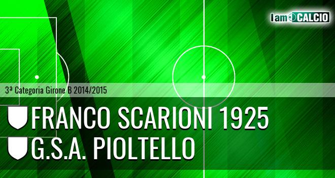 Franco Scarioni 1925 - G.s.a. Pioltello