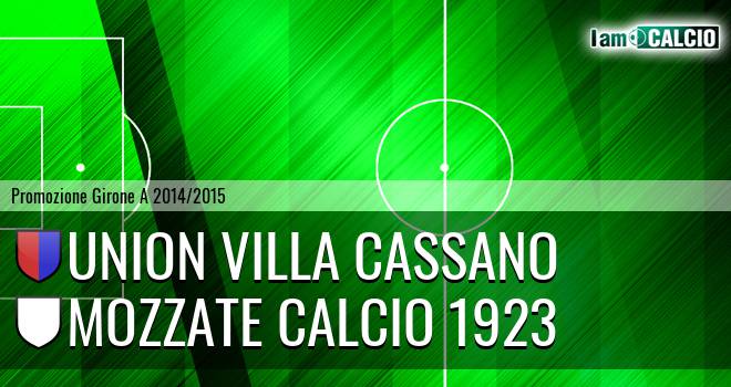 Union Villa Cassano - Mozzate calcio 1923