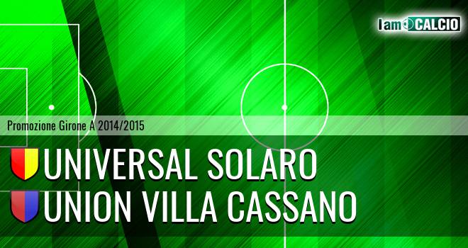 Universal Solaro - Union Villa Cassano