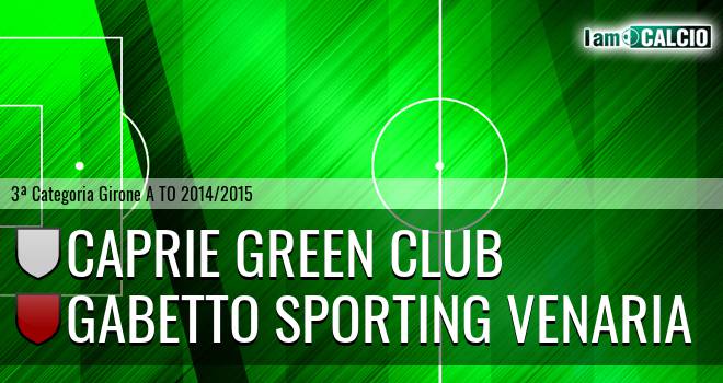 Caprie Green Club - Gabetto Sporting Venaria