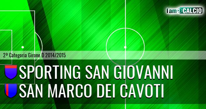 Sporting San Giovanni - San Marco dei Cavoti