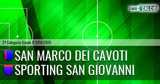 San Marco dei Cavoti - Sporting San Giovanni