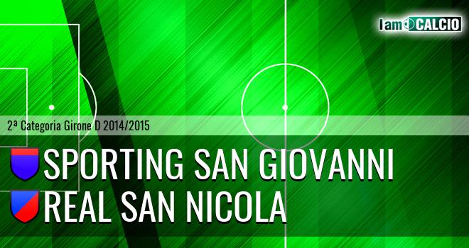 Sporting San Giovanni - Real San Nicola