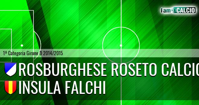 Rosburghese Roseto Calcio - Insula Falchi