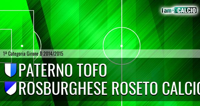 Paterno Tofo - Rosburghese Roseto Calcio