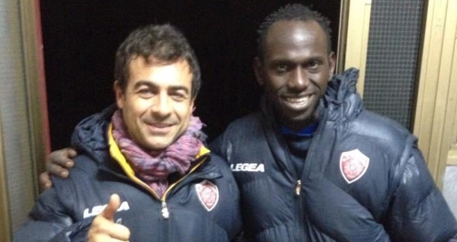 In foto, a sx, Olindo Giovanniello