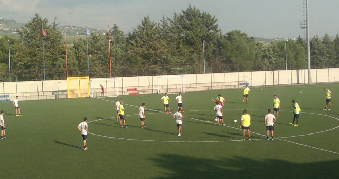 Il Torrecuso in allenamento