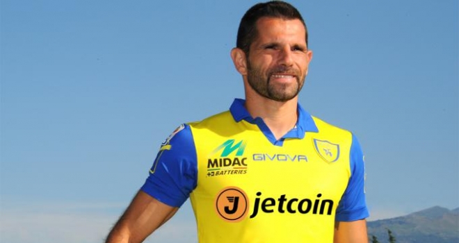 Pellissier posa con la nuova maglia