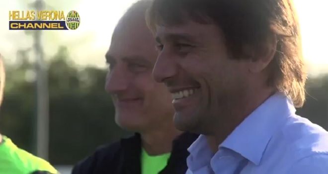 Hellas, a Peschiera fa visita Conte