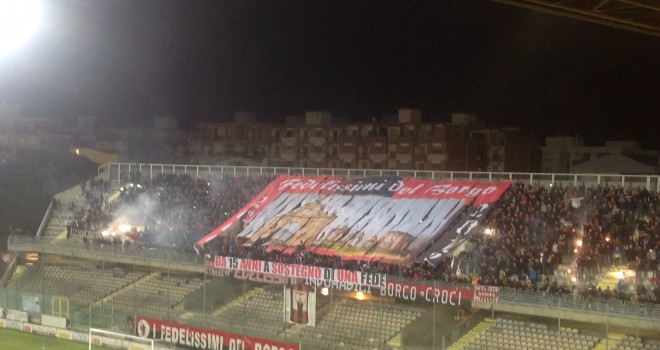 La curva sud questa sera