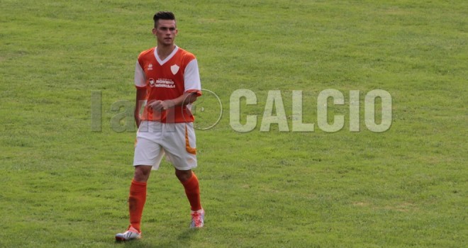 Vacirca con la maglia dell'Oleggio