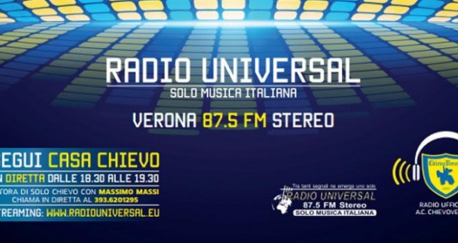 Chievo e Radio Universal ancora insieme