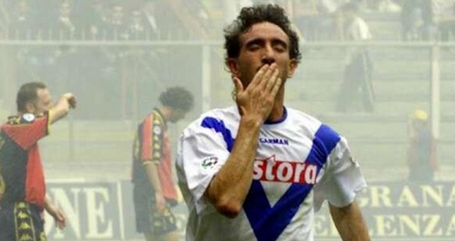 Mero con la maglia del Brescia