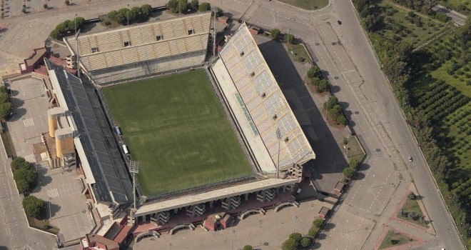 Lo stadio Arechi di Salerno
