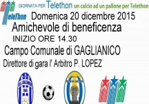 Amichevole di lusso a scopo benefico al comunale di Gaglianico