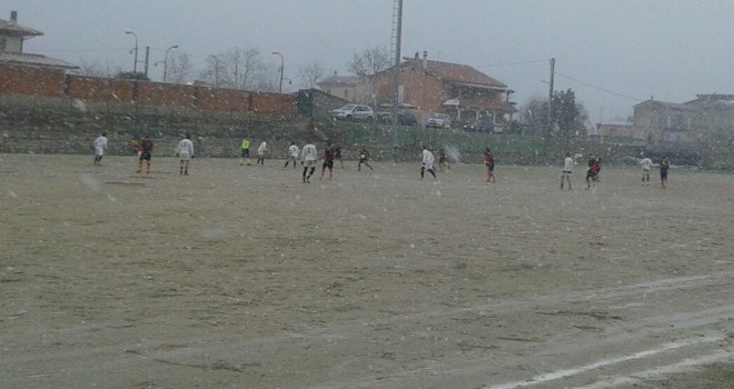 Sp. Pago Veiano-Rione Libert&agrave;: che spettacolo sotto una bufera di neve
