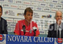 Gli spogliatoi di Novara-Avellino
