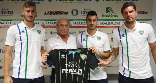 Livieri, Staiti e Gervasi con il ds Olli