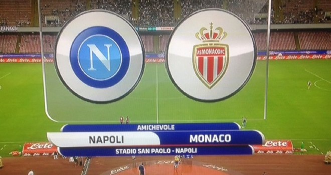 Napoli - Monaco: 5-0 con show di Gabbiadini che cala il poker 