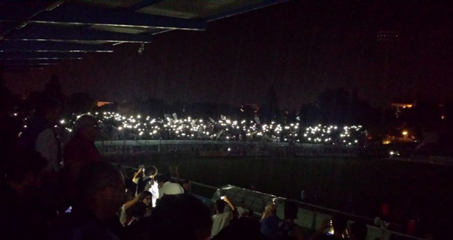 Blackout di alcuni minuti durante F.Andria-Paganese