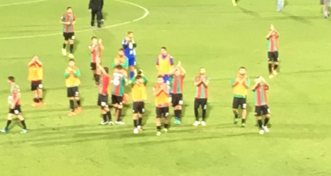 Ternana sotto la curva Nord