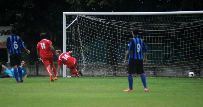 Uno dei cinque gol del Borgosatollo