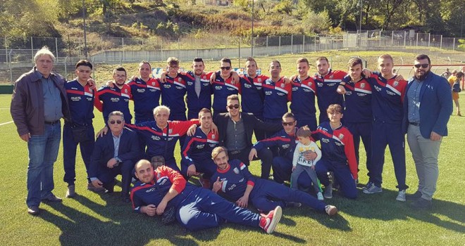 La squadra del Balvano sul nuovo campo