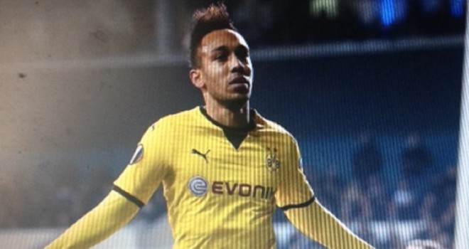 Aubameyang con la maglia del Dortmund