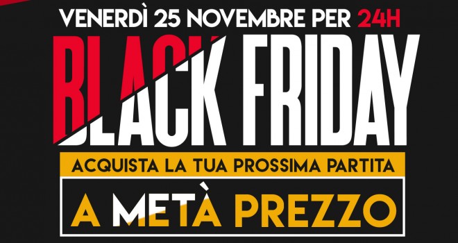 Il 25 novembre &egrave; Black Friday anche per la Lega Pro