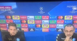 Napoli, Sarri e Mertens: "Vogliamo qualificarci domani per i tifosi"