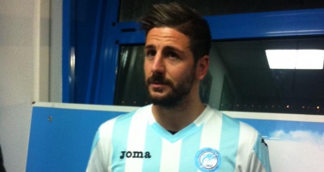 D'Angelo con la sua nuova maglia