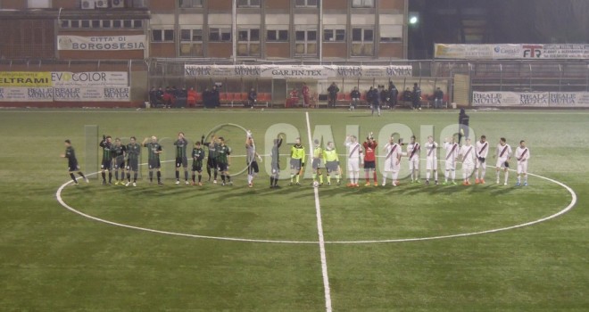 Le due squadre schierate