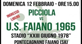 Domenica il derby: la Picciola vuole il bis, il Faiano cerca vendetta