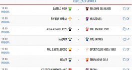 Eccellenza. Le partite delle nissene