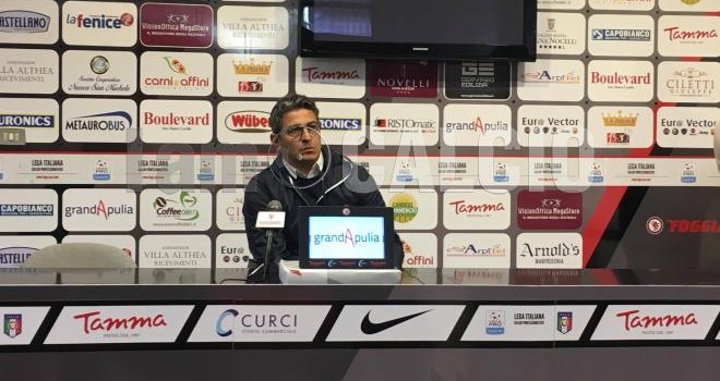 Padalino: "Nostro atteggiamento troppo attendista. Merito al Foggia"