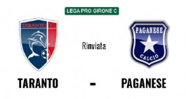 Taranto-Paganese si recuperer&agrave; il 19 Aprile