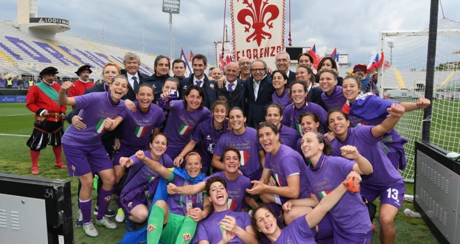 La Fiorentina campione d'Italia 16/17