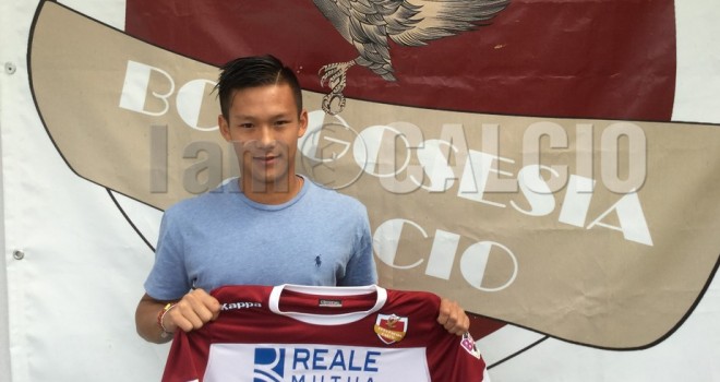 Wang con la sua nuova maglia