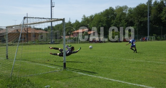 Uno dei due rigori parati da Zollo