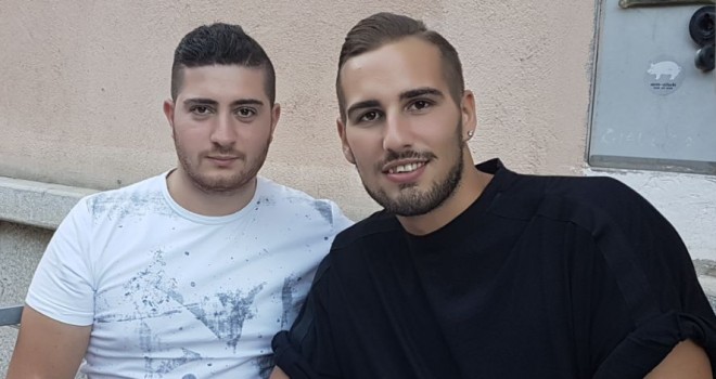 Il ds Ferraro con Fabio Dello Russo