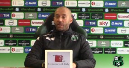Sassuolo, Bucchi: &rdquo;Il tempo delle parole &egrave; finito&rdquo;