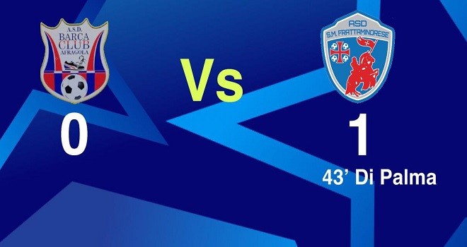 S.M. Frattaminorese, vittoria di misura in Coppa col Barca Afragola