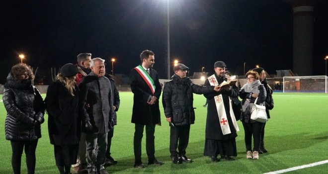 Bernalda, inaugurato ieri sera il sintetico al Michele Lorusso
