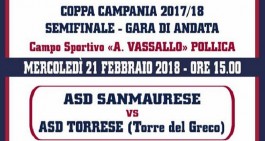 La Sanmaurese sfida la Torrese: domani il primo round