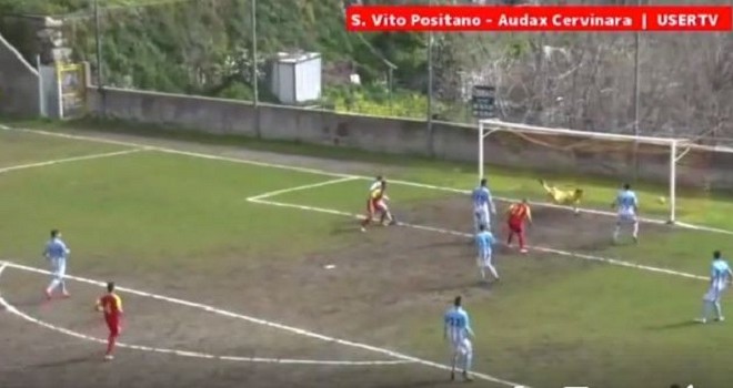 Positano-Cervinara 2-3: i gol e le azioni della gara (VIDEO)