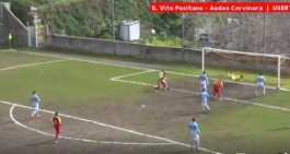 Positano-Cervinara 2-3: i gol e le azioni della gara (VIDEO)