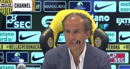 Hellas Verona. Dopo l'allenamento partenza per il ritiro di Formia
